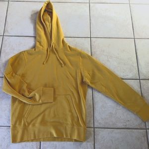 American Eagle Outfitters Mustard Yellow Pullover Hoodie